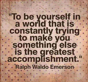 ... think they don’t care what people think.” I love that quote