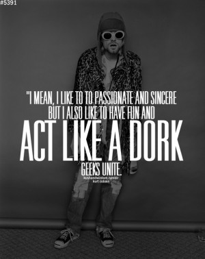 mean, i like to to passionate and sincere but i also like to have ...