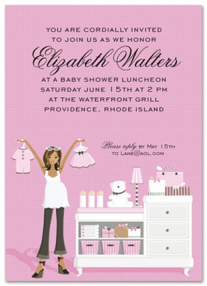 Girl Baby Shower Invitations