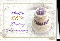 26th anniversary a cute anniversary card to send to your butter half ...