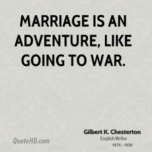 Chesterton Quotes On Marriage