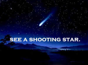 See a shooting star atleast one more time ;)
