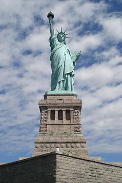 ... in life. The statue is an iconic symbol of the American Dream
