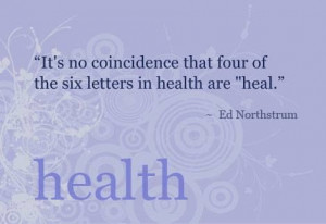 Health and healing quote