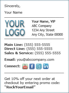 Email Business Signature Line