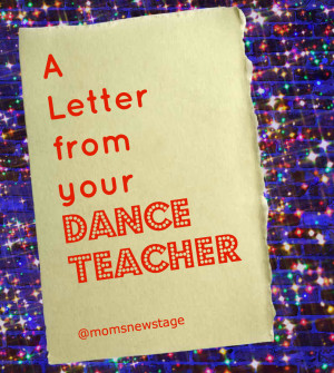 Letter from your Dance Teacher