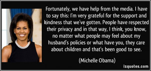 ... husband's policies or what have you, they care about children and that