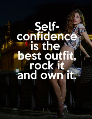 Self-confidence #quote