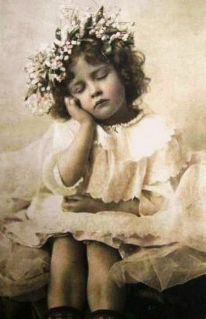 Precious little girl in deep thought. Vintage Postcards, Little Girls ...