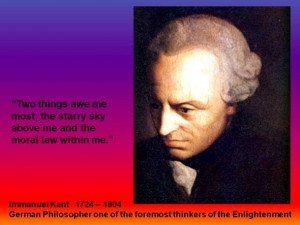 was asked in 1784 about the meaning of enlightenment:“Enlightenment ...