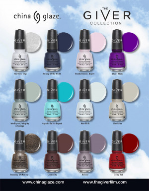 China Glaze's Exclusive - The Giver Polish Collection - Press Release