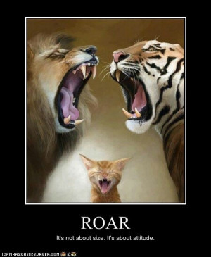 It's all about attitude.