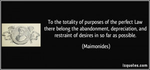 More Maimonides Quotes
