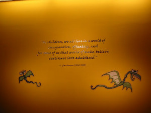 great quote from Jim Henson that summed up the exhibit - it reads