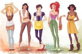 Hipster Disney Princesses