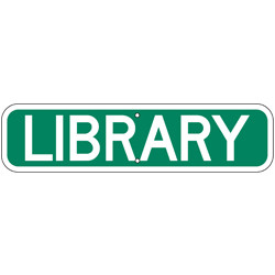 library sign 14. parking right arrow sign green 15. right arrow sign ...