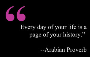 Arabian proverb: 