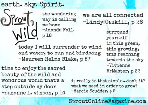 Lindy in Sprout On-line Magazine Artist Interview