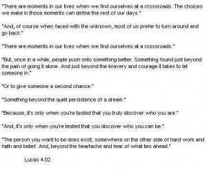 Lucas Quote - one-tree-hill-quotes Photo