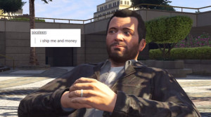 ... lamar davis franklin clinton trevor philips lester crest text post