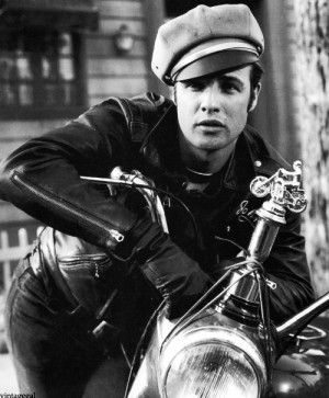Marlon Brando as Biker Gang Leader Johnny, The Wild One (1953, Laslo ...