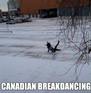 Funny Pictures - Canadian Breakdancing