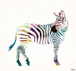 Zebra! This coloring for zebra stripes toblend stretch marks?