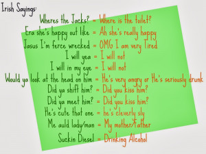 Irish Sayings About Life...