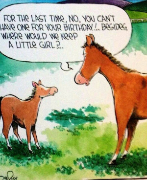 Every horse needs a little girl
