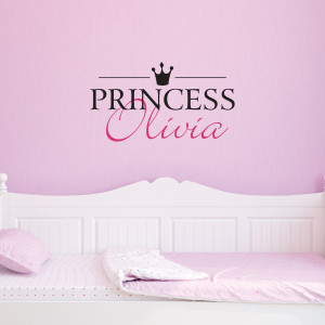 Custom Princess Olivia Wall Quotes™ Decal