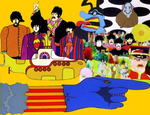 yellow submarine cartoon characters yellow submarine 1968 yellow ...