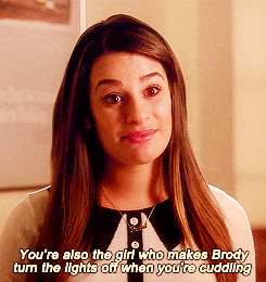 gif glee rachel berry Quinn Fabray faberry i'm sorry otp: do you not ...