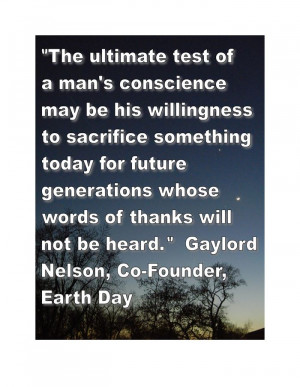 Famous Happy Earth Day 2015 Quotes By Gaylord Nelson