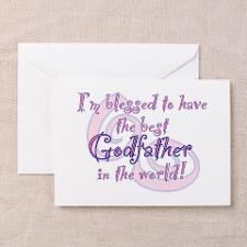 Blessed Godfather PK Greeting Card for