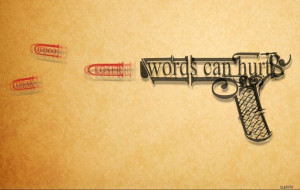 ... being verbally abused will not fight back if you see someone being