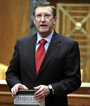Senate Budget Committee Chairman Kent Conrad, (D-N.D.), of President ...