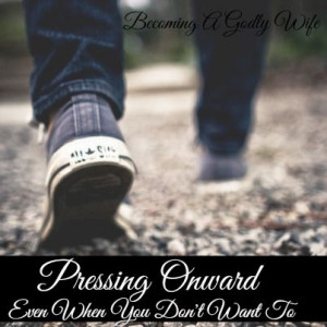 Pressing Onward is hard when we see others around us getting ...