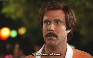 Anchorman – By the beard of Zeus! (gif)