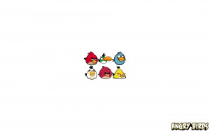 Angry Birds White Background Wallpaper,Images,Photos,Pics,Pictures