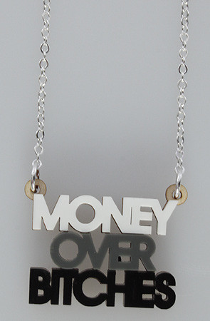 Money Over Bitches #M.O.B #Money #Bitches #Swag #Chain #Necklace