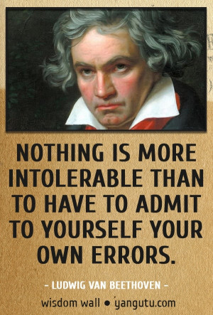van beethoven wisdom wall quote # quotations # citations # sayings ...