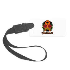 Leukemia Survivor Rose Tattoo Small Luggage Tag for