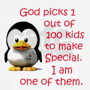 Autism: God picks 1 out of 100 kids to make special. I am one of them.