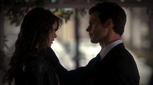 Elijah meets with Elena, who he thinks is Katerina.