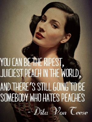 Dita Von Teese quote via our Pinterest boards, via Rosina Lee of A New ...