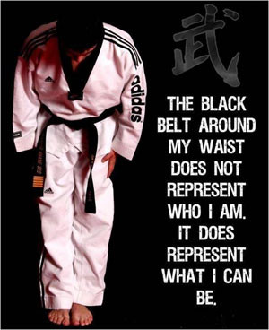 What Does It Mean to Be a Black Belt...?