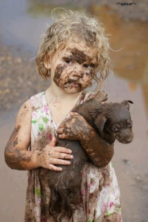 Cute baby Girl and her Puppy- Cute baby with puppy, very cute! her ...