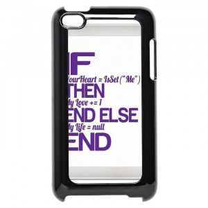 Programming Love Quotes iPod Touch 4 Case