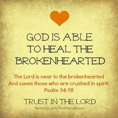 Healing- praying for all those who are hurting from broken ...