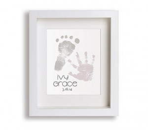 hand print footprint frame